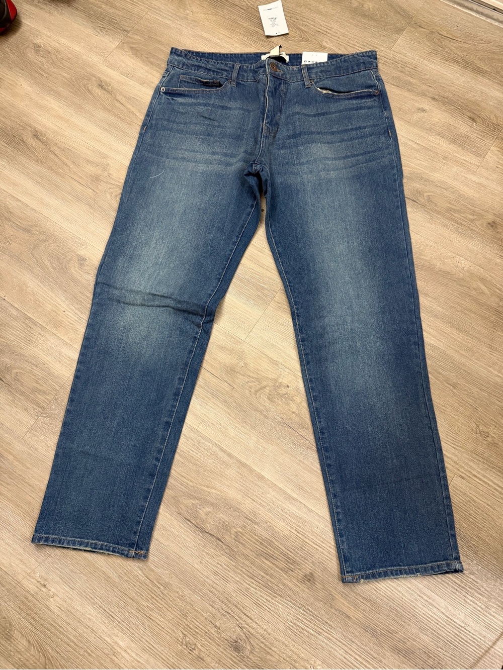 Fashion Nova Men Myles Athletic Jeans Size 30 Medium Wash 0638